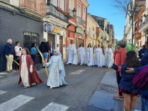 Procesión del Domingo de Ramos en el Marítim